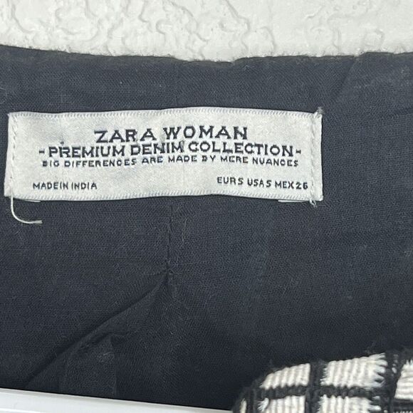 ZARA TRF Embroidered Mirror Jacket Bohemian Hand Made BEADED BLAZER Small - Picture 13 of 13